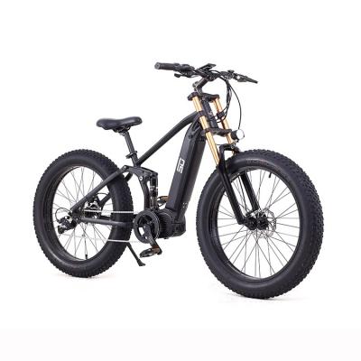 China Hot Selling 6061 Aluminum Alloy 500W 48V 45 Kilometer H 26 Inch Mountain Fat Tire Electric Bike For Man for sale