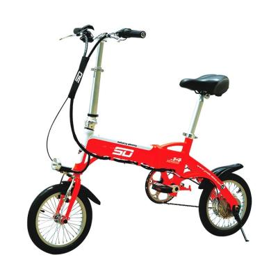 China Aluminum Alloy Folding Bike 14 Inch Wheel Rim Birdy Folding Bike Light Weight Cheap Bicycle for sale