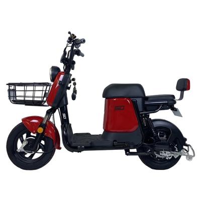 China Cheap Price 36V12A 20A 350W Chinese Electric Scooter High Carbon Steel Electric Bicycle Moto Electrica City Bike for sale