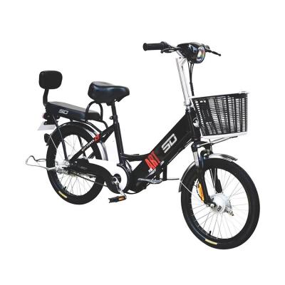 China High Quantity High Carbon Steel City Bike City Ebike High Carbon Steel Electric Bicycle for sale