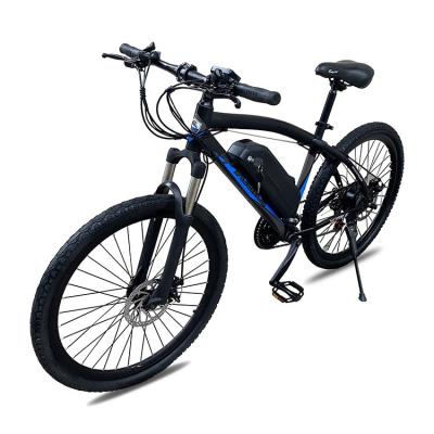 China Cheapest Frame 26 Inch Aluminum High Carbon Steel Bicycle 250W/500W Chains Full Suspension E-Mountain Bike for sale