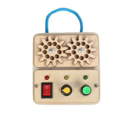 China Busy Activity Travel Board For Toddler LED Light Toy for sale