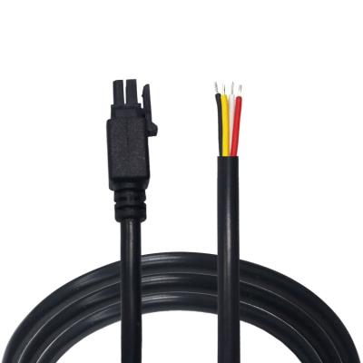 China Molded Micro Fitted 3.0 4 Pin 2*2 Pin Molded Tinned End Stripped Pigtail Cable Wire Harness Compatible With Molex Connector 1.5m for sale