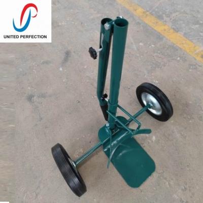 China Best Selling Low MOQ Handle Folding Plant Pot Motor Garden Cart Plant Flower Pot On Rollers With Foldable Handle For Gardening for sale