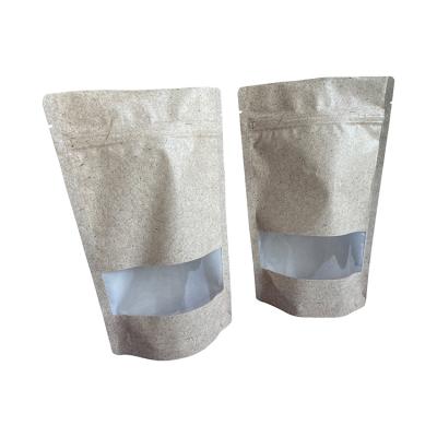 China Manufacturer Best China Kraft Recyclable Paper Zipper Coffee Pouch Bag Professional Packaging Paper Bags for sale