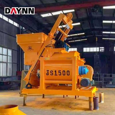 China Construction worksÂ   JS1500 Twin Shaft Concrete Mixer With Pump Concrete Mixer for sale