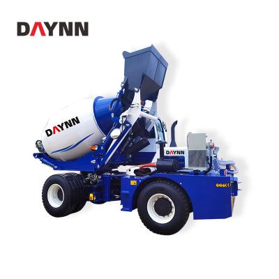 China Building Material Shops 270 Degree Rotation Self Loading Concrete Mixer 3.5 M3 Self Loading Mobile Concrete Mixer Truck for sale