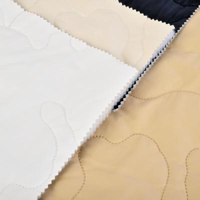 China Downproof New Arrival Sewing PVC Quilted Leather Fabric For Winter Vest And Jacket for sale