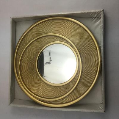 China Decorative Eye Shaped Wall Mounted Mirror 25x25cm Plastic Decorative Mirror for sale