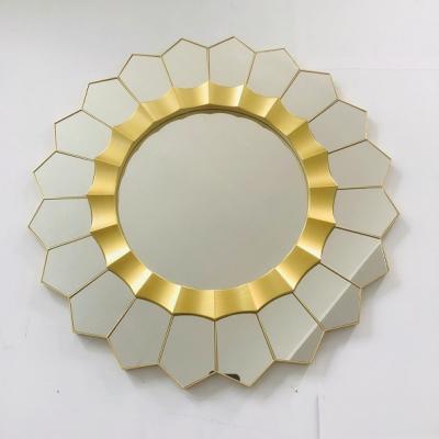 China Fashionable Star Shine Makeup Dress Mirror Home Decorations Living Room Bedroom Decorative Indoor Bathroom for sale