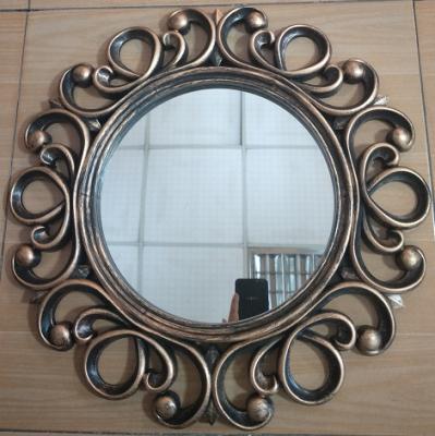 China Modern Luxury Color Wall Glass Mirror Customized Decorative Makeup Dressing Mirror Wall Mounted Home Mirror for sale