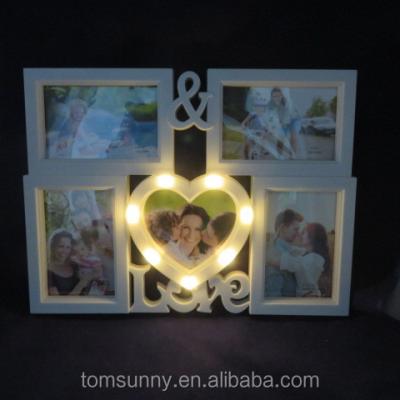 China Plastic Square Led Photo Frame for sale