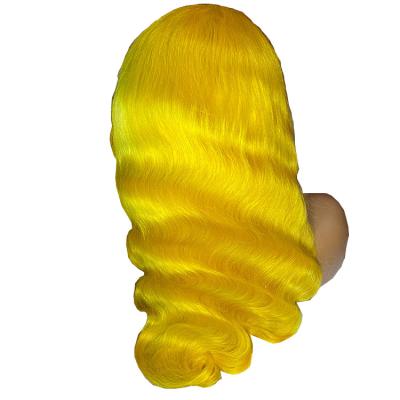 China Good Luck Hair 13x4 Hd Transparent Full Lace Wig 13x6 Lace Frontal Wigs For Black Women Hot Selling Yellow Colored Straight Front Wigs For Black Women for sale