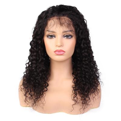 China Wholesale Price Good Luck Deep Wave Full Lace Wig Preplucked With 100% Combs 30 Inch Short Curly Virgin Hair Full Lace Wig 30 Full Lace Wig for sale