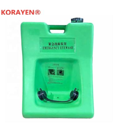 China Quality 16 gallon portable mobile wall-mounted eye washer eyewash station with base for sale