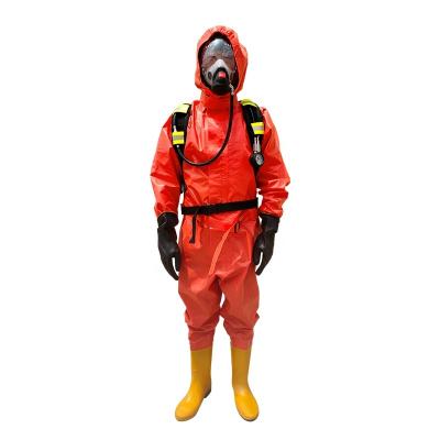 China Factory Direct Sales Orange Chemical Protection Suit Disposable Coverall for sale