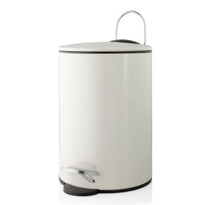 China China Manufacturer Sustainable Household Supply Household 3L Foot Pedal Bin Slim Round Waste Container Recycle for sale