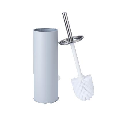 China Traditional High Efficient Cleaning Durable Round Glass Bathroom Toilet Brush With Holder for sale