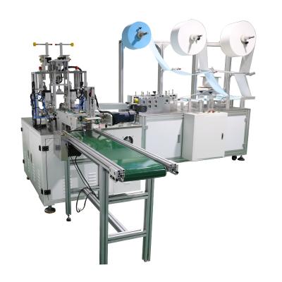 China Factory CE Certificate 220v Face Mask Making Machine 1+1 Disposable Flat Face Mask Machine Surgical Medical Face Mask Machine for sale