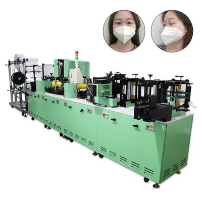 China Stability factory price in 2D stock N95 mask machine with customized brand KN95 roller facemask machine for sale