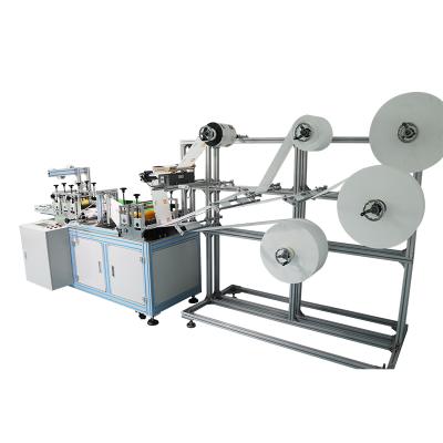 China To make one piece forming mask model full automatic disposable 3D dust filter new product 2D elastic strap ffp2 all in one 3D elastic band mask machine for sale