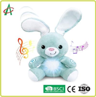 China Gluur Boo Musical Plush Toys, die Zacht Speelgoed 11x7.5x6.5 zingen“ Te koop