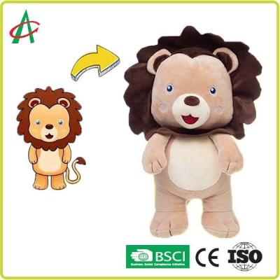 China BSCI Stuffed Plush Lion , Mascot Baby Stuffed Animals Personalized for sale