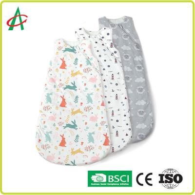 China CE Quilted Sleeveless Infant Sleeping Bag With Zipper for sale