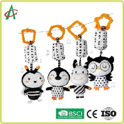 China crib Stroller Hanging Toys , 9.45 inches Baby Ring Rattle for sale