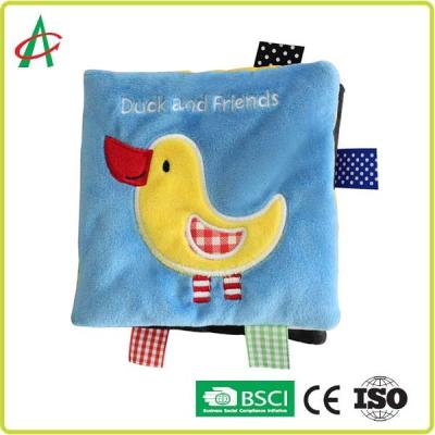 China 23cm 3D Soft Activity Book , EN71 Cloth Books For Babies for sale