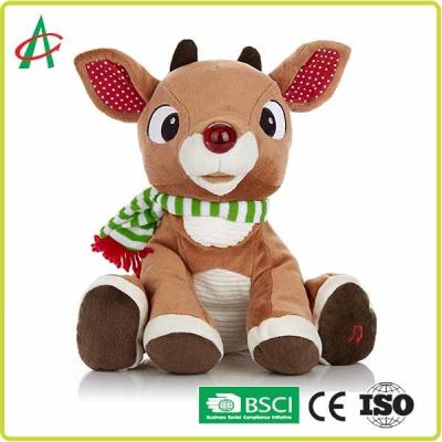 China Reindeer Musical Stuffed Animals For Infants 8.5 Inches for sale