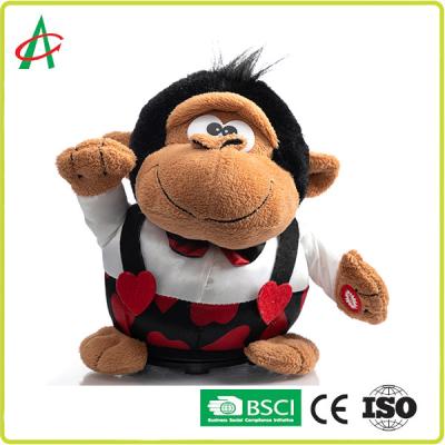 China 25x22cm Pluche Gorilla Toy Te koop