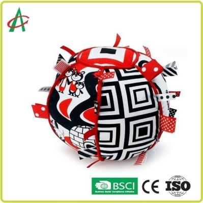 China Jingle Bell Ribbon Tag Ball 7 Duim Oppervlakte Wasbare Te koop