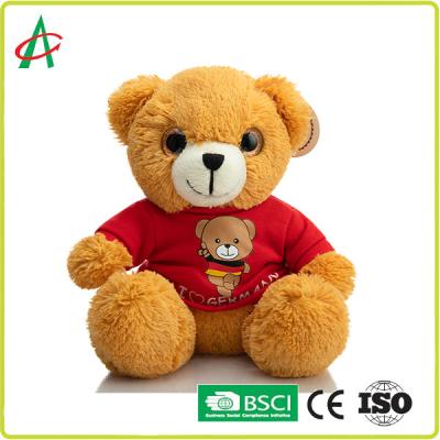 China 28cm T-shirtpluche Teddy Bear voor de Babyspeelgoed van de Vakantiegift Te koop