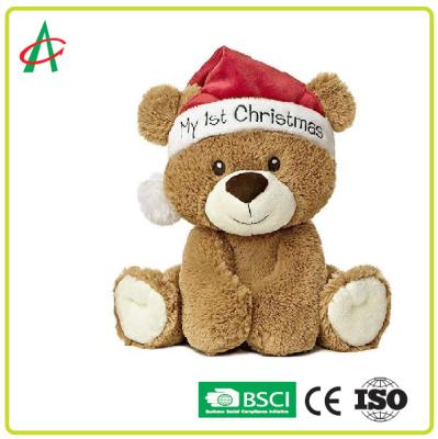 China Mooie 1st Kerstmis van Teddy Bear Xmas Gift Plush Toy Stuffed Animal My past aan Te koop