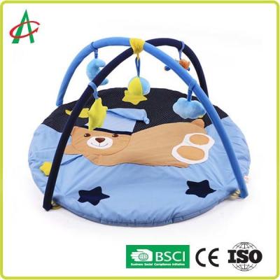 China 90x50cm Washable Baby Play Mat Polyester With Non Toxic Colors for sale