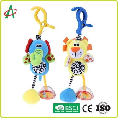 China BSCI-Kinderwagenrammelaar Toy For Baby 27cmx12cm 3-24 oude maandenjaren Te koop