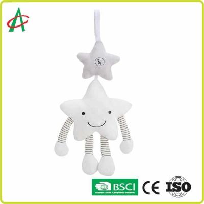 China Star Shape Hanging Rattle Toys 38.5cm With Smile Emoji for sale