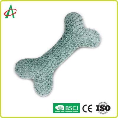 Chine ISO9001 choient la peluche Toy Bone Shaped 15cm*5.5cm avec le Squeaker à vendre