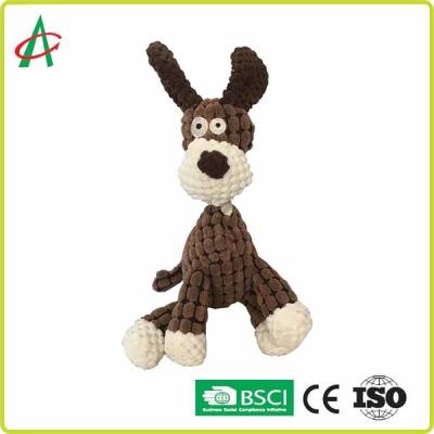 China Duurzaam Huisdier Interactief Piepend Toy Donkey Plush Pet Toys voor Puppy en Middelgrote Honden Te koop