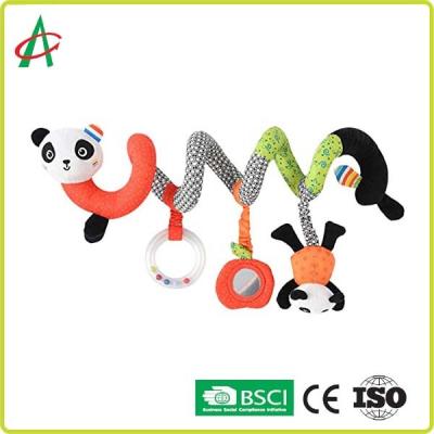 China BSCI-Aangepaste de Spiegels van Babypanda plush spiral toy with Te koop