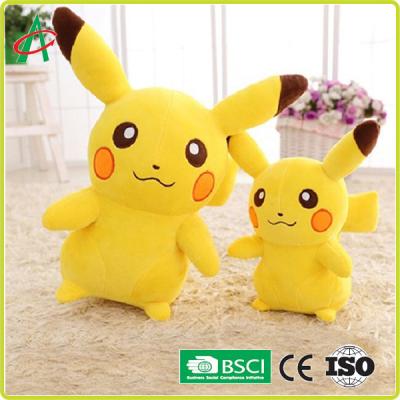 China De leuke het stuk speelgoed van de de poppenpluche van beeldverhaalpikachu pop van het kabi dierlijke hoofdkussen Te koop