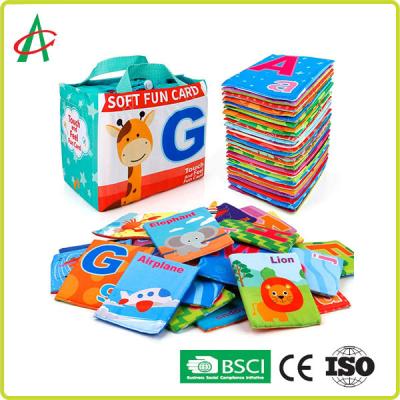 China No Fading Educational Polyester Soft Books For Infants for sale