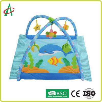 China CPSC Non Slip Washable Baby Tummy Time Mat For Cognitive Development for sale