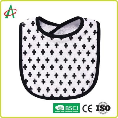 China 100% de gekamde Katoenen Absorberende Unisex-Baby kwijlt Slabben met Regelbare Breuk Te koop