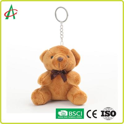 China CPSIA-Pluche Klein Teddy Bear Keyring 10cm Hoogte Te koop