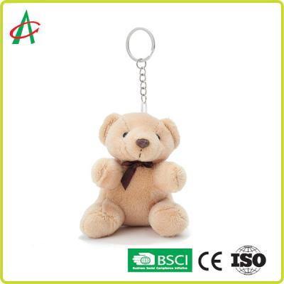 China Het Borduurwerk Mini Stuffed Bear Keychain van EN71 Handcrafted Te koop