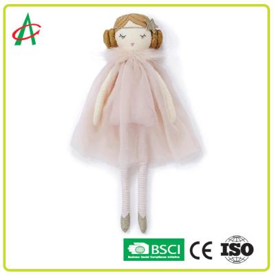 China BSCI EN71 PP Cotton Stuffed Plush Doll In Ballet Dress for sale