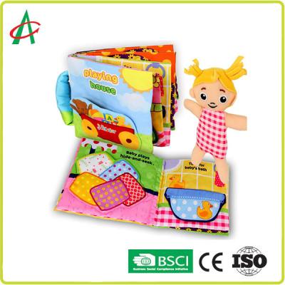 China BSCI Polyester 9 Sensory Items Activity Books For Infants for sale