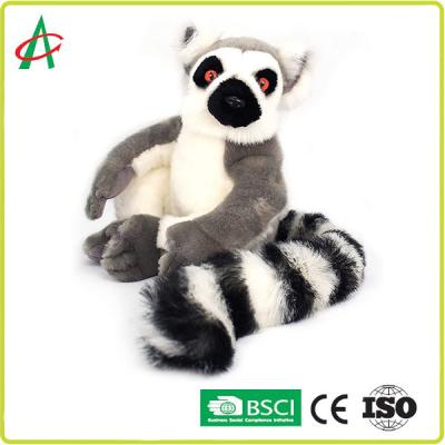 China Cute 10'' No Irritation Madagascar Lemur Plush Toy for sale